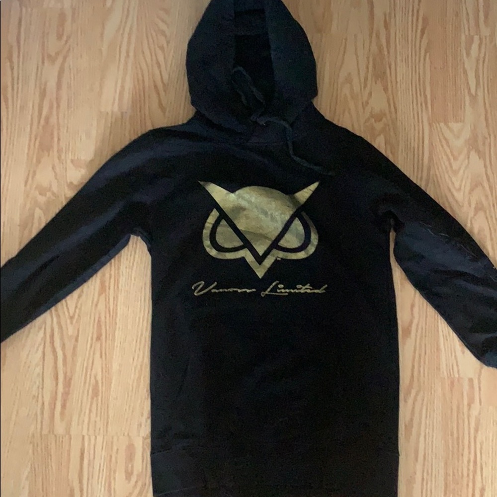 black hoodie
